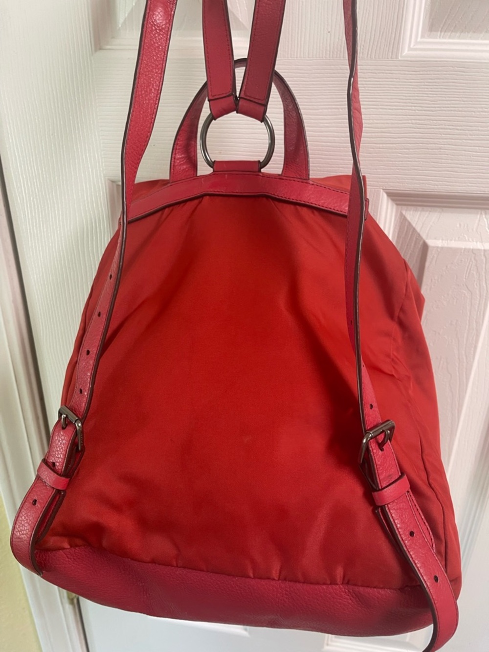 Large Red New York COACH Backpack - Picture 7 of 12